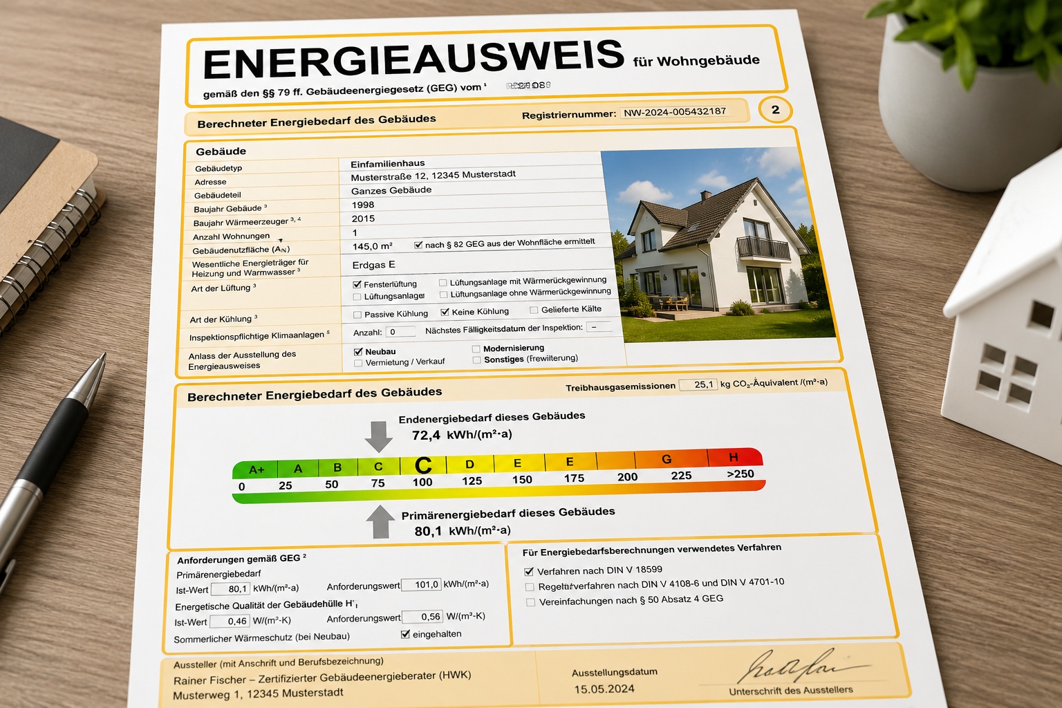 Energieausweis NRW für Verkauf, Vermietung und Neubau